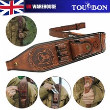 TOURBON Leather Rifle Sling