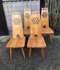 vintage Brutalist chairs modernist 1960s Heals retro hand made Rare