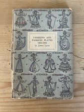 1943 FASHIONS AND FASHION PLATES 1800-1900 KING PENGUIN ILLUSTRATED spinedamage 
