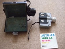 Sankyo Auto-4X home movie 8mm cine camera in case with instructions BARGAIN