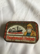 Fisherman Friend empty Tin. Used retro condition. For collection or as display.