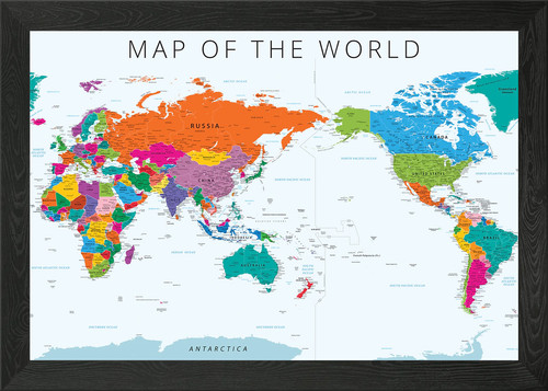 Pacific centred world - pacific,
