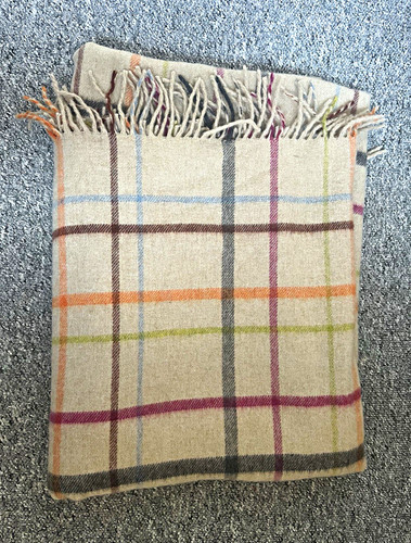 Bronte moon wool check - moon,