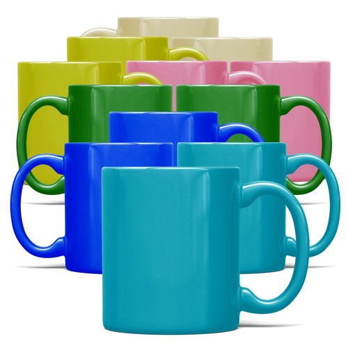 Sol colourful mugs set - mugs, 12