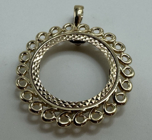 9ct gold swirl patterned - gold, full