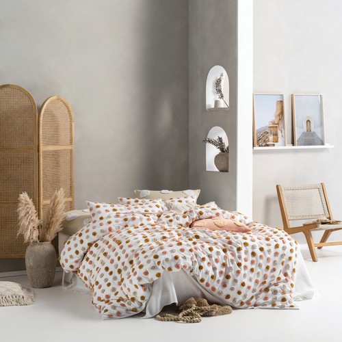 Linen house haze tufted 100 - linen,