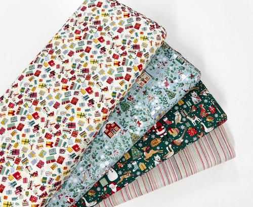 Country christmas cotton - country,