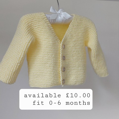 New hand knitted baby - , cardigan