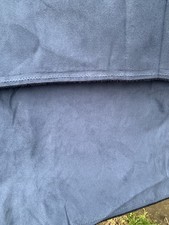4 Metres Blue Faux Suede