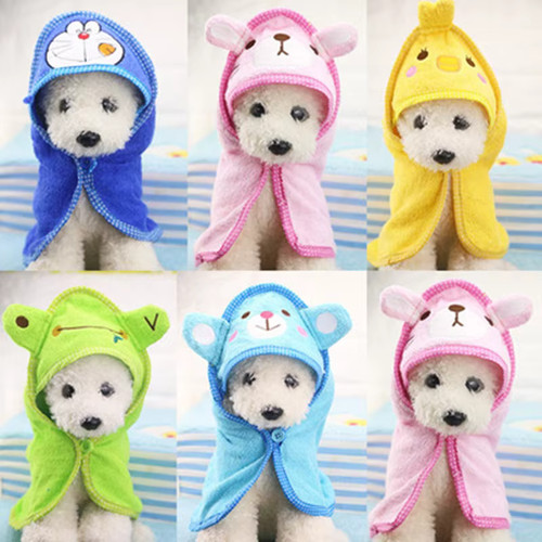 Pet bath towel dog bathrobe - towel,