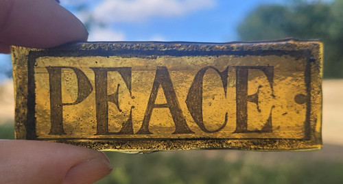 Stained glass peace - stained,