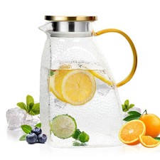 1.8L Glass Pitcher with Lid &
