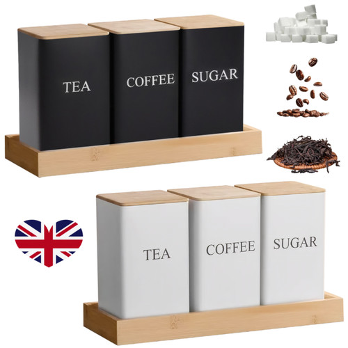Round metal coffee tea - 3,