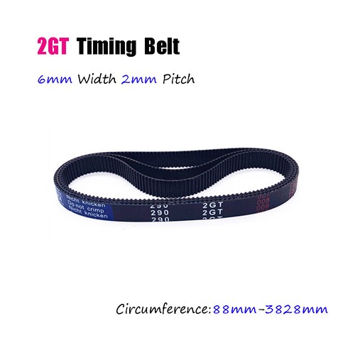 2gt 2mm pitch - pitch, rubber