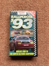 RARE 1993 Rally cross European Championship VHS Video 