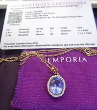 18k yellow gold AAA 3.8 carat