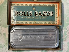 Vintage Rolls Cut Throat Razor Ltd Manual Shave With Original Box Barbours Shop