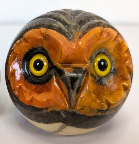 Vintage noymer owl paperweight - noymer,