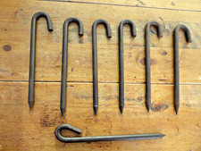 Vintage BRITISH ARMY tent Pegs