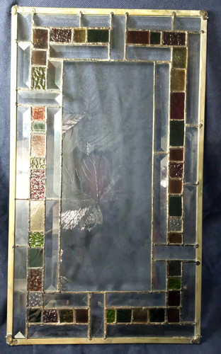 Vtg leaded stained - vtg,