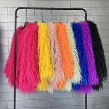 Women Shaggy Faux Fur Fleece