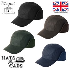 Waterproof Mountain Cap British Waxed Cotton Earflap Trapper Hat Baseball Cap