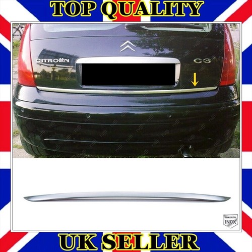 Chrome rear trunk tailgate - chrome,
