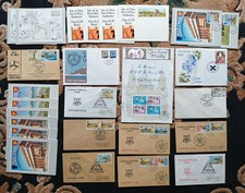 Isle of Man IOM  British Stamps Covers and postcards Job Lot - (R023)