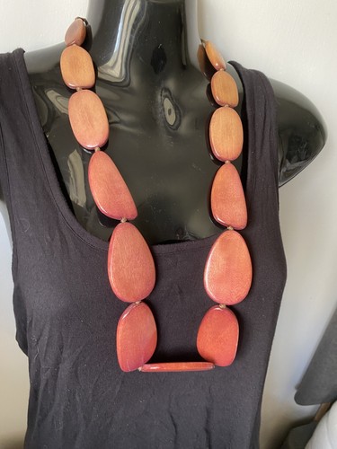 Statement chunky wooden - chunky, bead