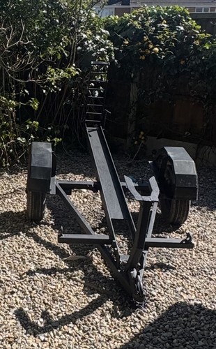 Motorbike trailer black good - trailer,