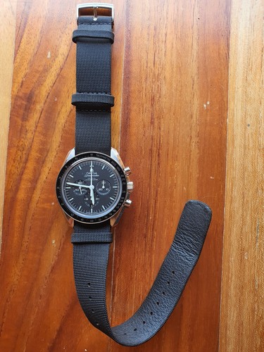 Omega nato strap black - strap,