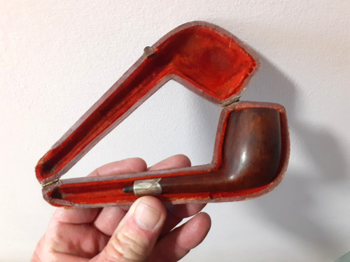 Antique briar wood pipe - wood,