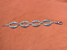 Genuine Gucci sterling silver bamboo style bracelet
