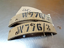 VELOCETTE GTP MOV BRAKE LININGS FIBRAX W776 VINTAGE 1928-37  2.49HP SHOE W776/3