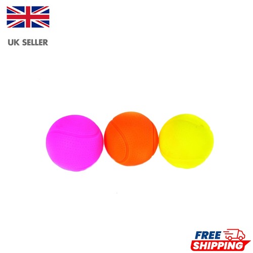 Glow squeaky tennis ball - ball, dog
