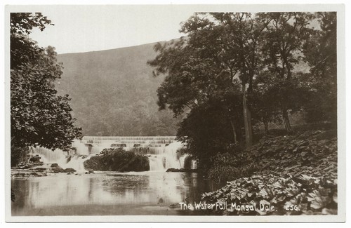 The waterfall monsal - dale, real