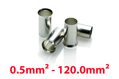 Uninsulated bootlace ferrules - bootlace,