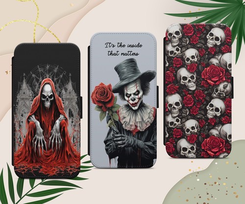 Skull red rose pattern gothic - skull,