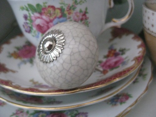 Cream ivory crackle glaze - crackle,