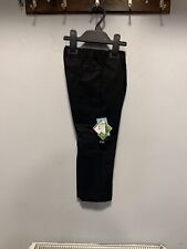 F&F Black Tesco Boys School Trousers Size 3-4 Years New With Tags Adjustable 