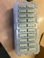 Harting 0918 516 7324, Header, Straight, Wire-to-Board, 2.54 mm, 2 Rows  (200)