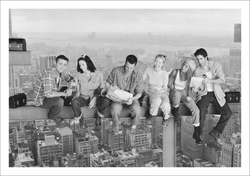 Friends framed canvas wall - friends,
