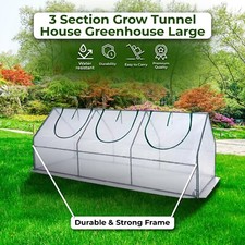 3 Section Grow Tunnel House