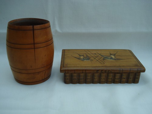 Antique sorrento ware small - ware,
