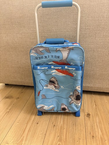 Luggage shark print - shark, kids