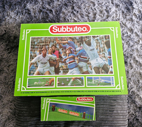 Subbuteo football tabletop set - subbuteo,
