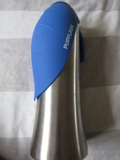 Pupflask large dog stainless steel water bottle with drinking bowl, size 1200ml