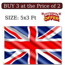5x3 FT Large Union Jack Great
