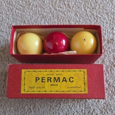 Permac Vintage Billiard Balls
