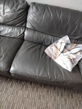 3 Seater Leather Sofa Soft